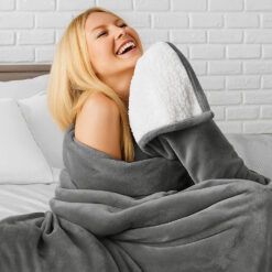 Kahepoolne pehme pleed Soodukas.Com