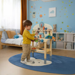 Puidust tööpink tööriistade ja tarvikutega Soodukas.Com