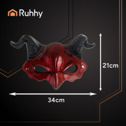 Demonlik mask punaste sarvedega Soodukas.Com