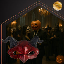 Demonlik mask punaste sarvedega Soodukas.Com