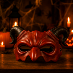 Demonlik mask punaste sarvedega Soodukas.Com