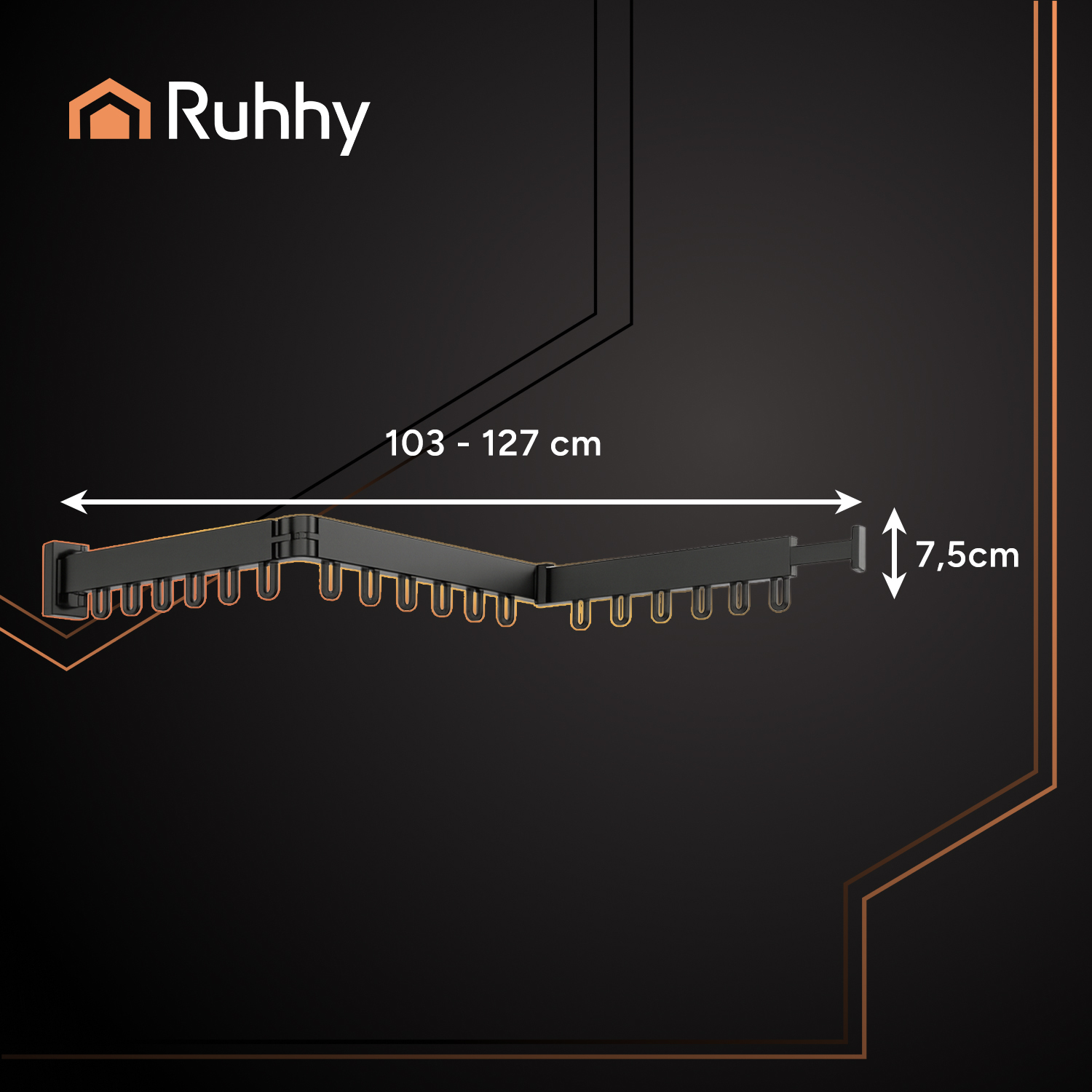 Kokkupandav seinale kinnitatav kuivatusrest – Soodukas.Com Kokkupandav seinale kinnitatav kuivatusrest - Image 4