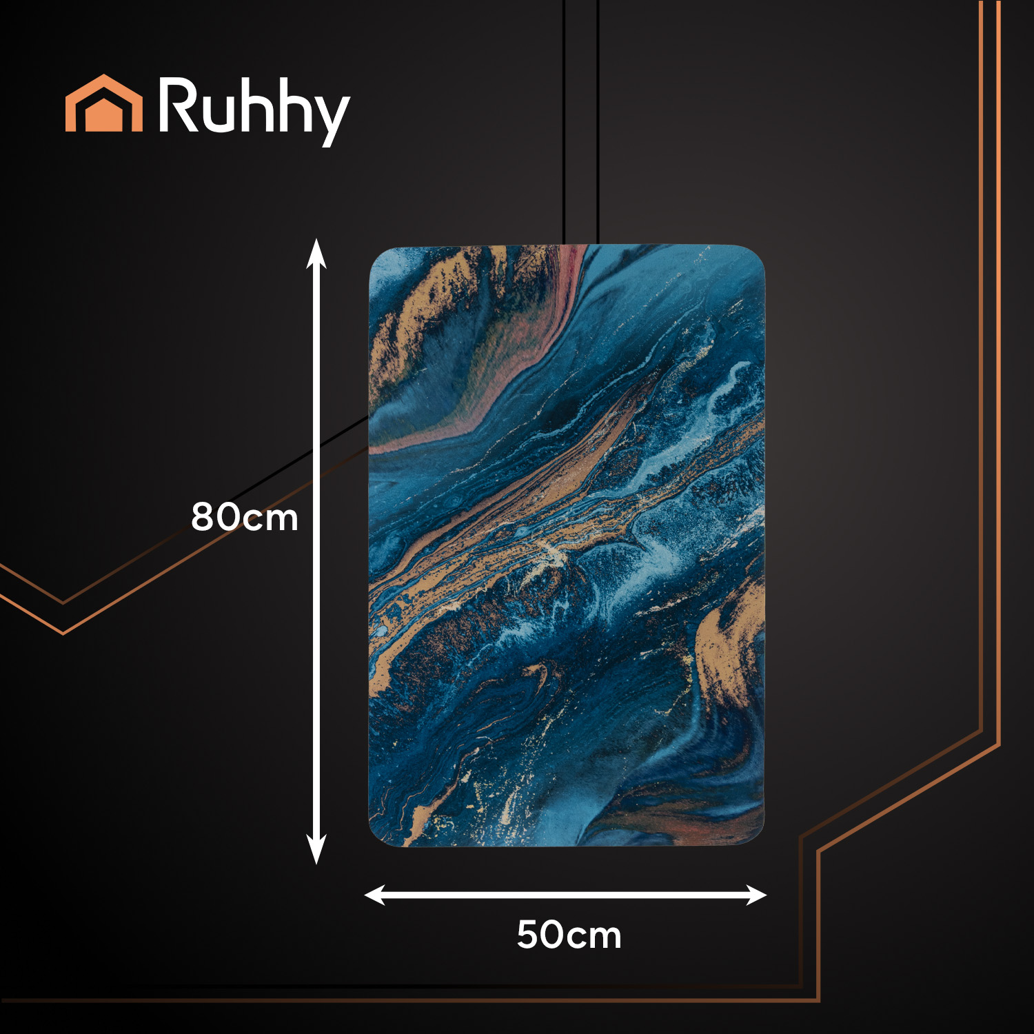 Stiilne vannitoavaip 80x50 cm – Soodukas.Com Stiilne vannitoavaip 80x50 cm - Image 3