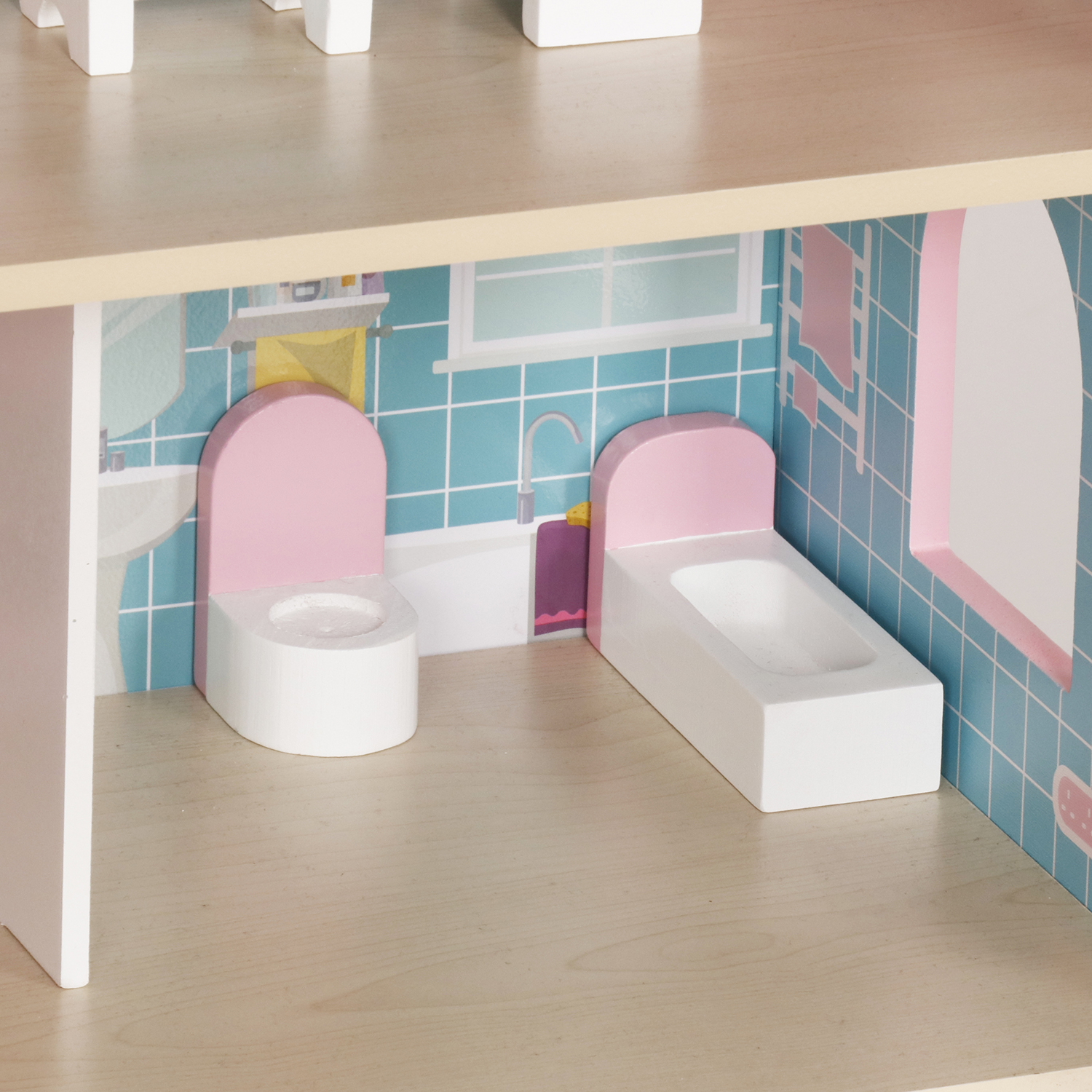 Puidust nukumaja LED-valgustusega 70cm – Soodukas.Com Puidust nukumaja LED-valgustusega 70cm - Image 9