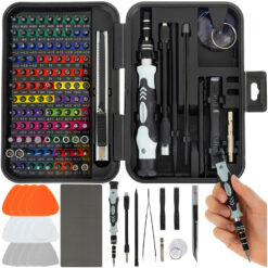 133-osaline täppiskruvikeerajate komplekt