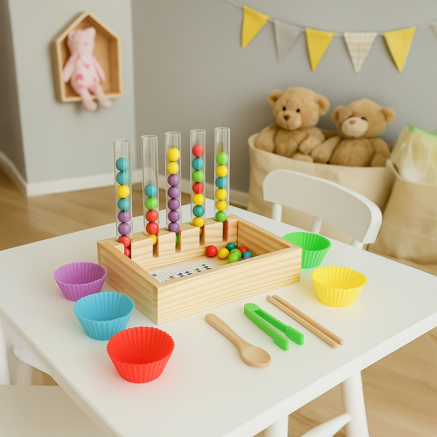 Puidust hariv sorteerimismäng – Soodukas.Com Puidust hariv sorteerimismäng - Image 10