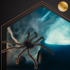 Suur 50cm karvane ämblik - Halloweeni dekoratsioon Soodukas.Com