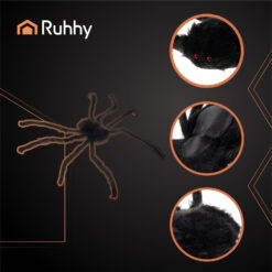 Suur 50cm karvane ämblik - Halloweeni dekoratsioon Soodukas.Com