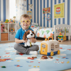 Loomaarsti mängukomplekt koeraga Soodukas.Com