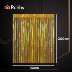 Dekoratiivne kuldne peokardin 100×200cm Soodukas.Com