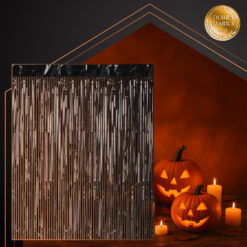 Dekoratiivne must peokardin 100×200cm Soodukas.Com