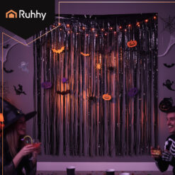 Dekoratiivne must peokardin 100×200cm Soodukas.Com