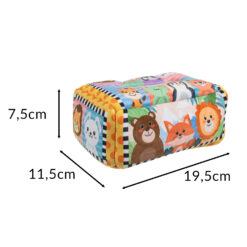 Sensoorne taskurätikutega motoorikakarp beebidele Soodukas.Com