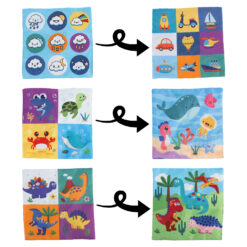 Sensoorne taskurätikutega motoorikakarp beebidele Soodukas.Com