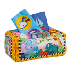 Sensoorne taskurätikutega motoorikakarp beebidele Soodukas.Com