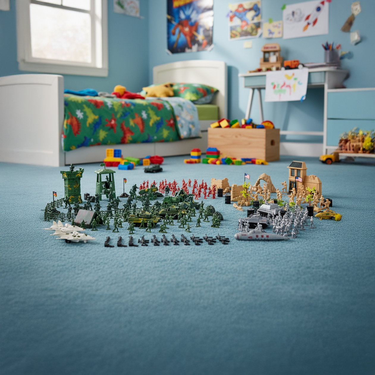 300-osaline mängusõdurite ja sõjaväebaasi komplekt – Soodukas.Com 300-osaline mängusõdurite ja sõjaväebaasi komplekt - Image 12