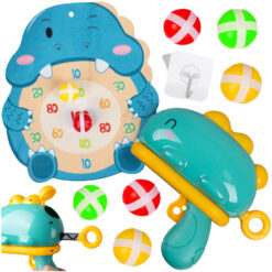 Laskmismäng pallipüstoli ja sihtmärgiga