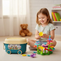 139-osaline lilleaia konstruktor hoiukastis Soodukas.Com