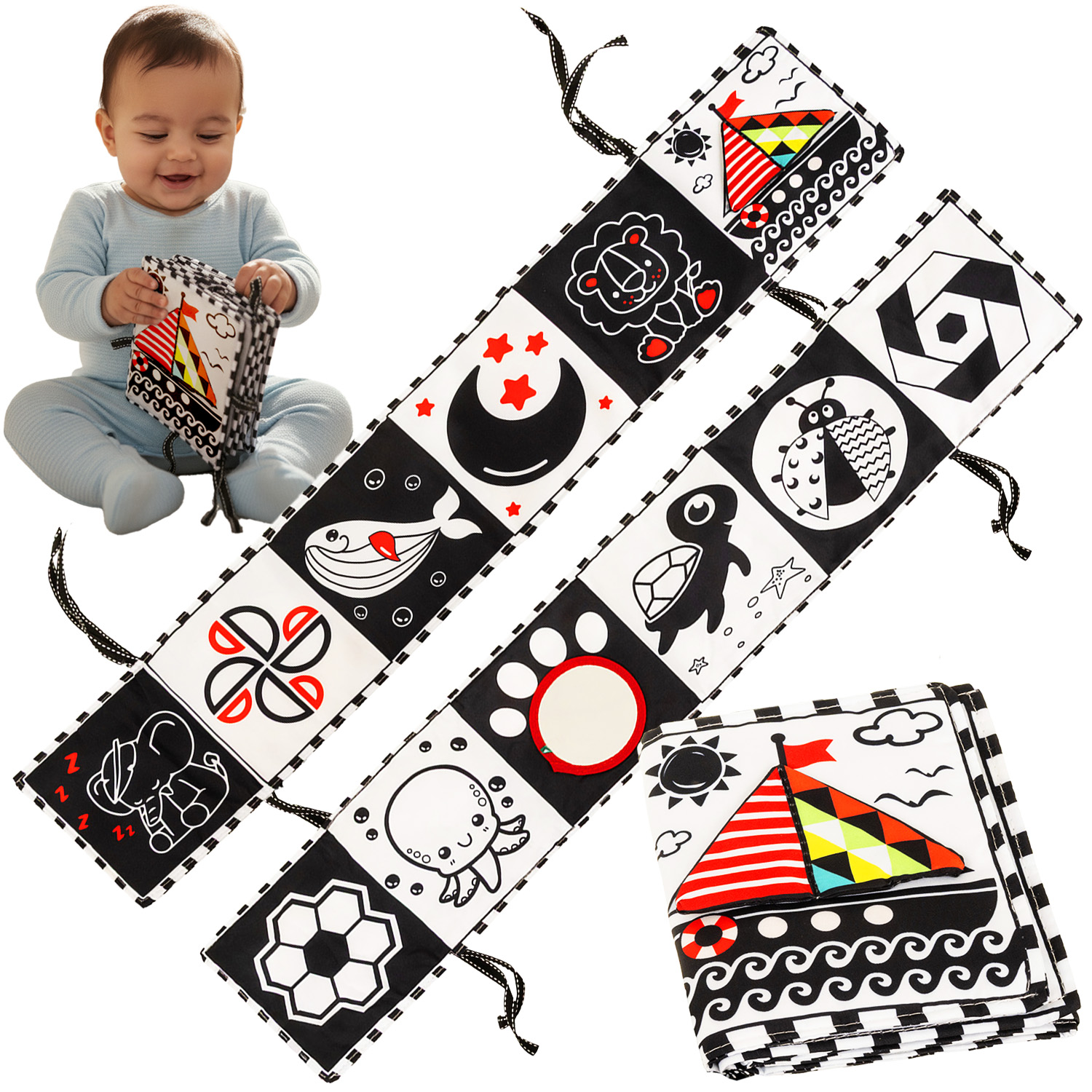 Sensoorne kontrastne beebiraamat – Soodukas.Com Sensoorne kontrastne beebiraamat