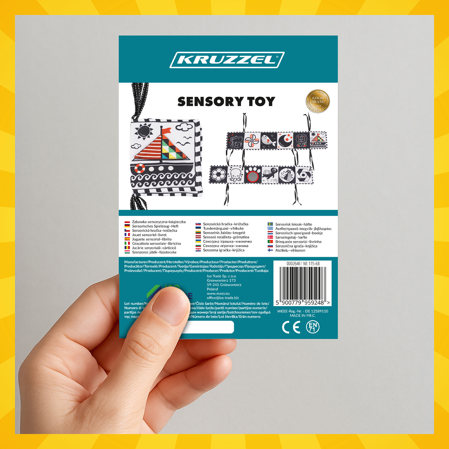 Sensoorne kontrastne beebiraamat – Soodukas.Com Sensoorne kontrastne beebiraamat - Image 4