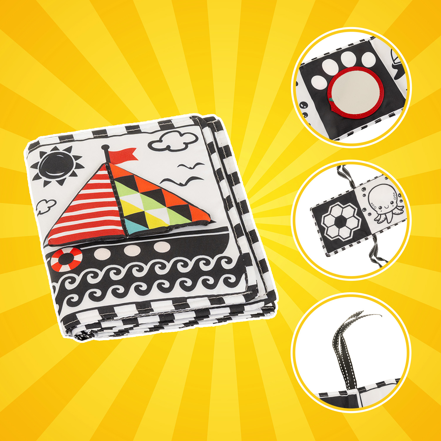 Sensoorne kontrastne beebiraamat – Soodukas.Com Sensoorne kontrastne beebiraamat - Image 5