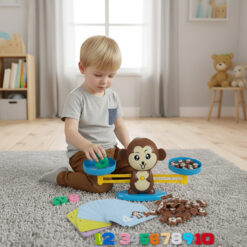 Õppemäng “Ahvikaal” – tasakaalukaal numbrite õppimiseks Soodukas.Com