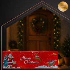 Jõuluteemaline libisemisvastane vaip Soodukas.Com