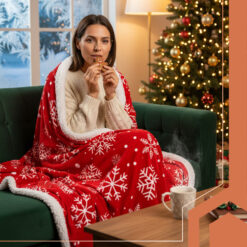 Jõuluteemaline pehme pleed – Soodukas.Com Jõuluteemaline pehme pleed Soodukas.Com