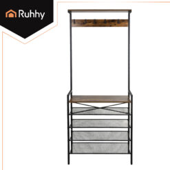 Püstine esikuriiul riidenagide ja jalatsiriiuliga Soodukas.Com