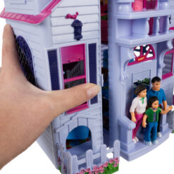 Kokkupandav nukumaja + mööbel ja nukud Soodukas.Com