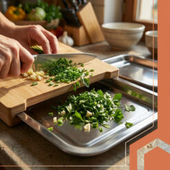 Bambusest lõikelaud konteineritega Soodukas.Com