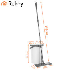 Kahekambrilise ämbriga põrandamopp 11L Soodukas.Com