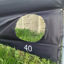 Suur metallist jalgpallivärav 240x170x85cm + täpsusmatt Soodukas.Com