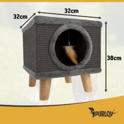 Cat house with bed Purlov 26215 Soodukas.Com