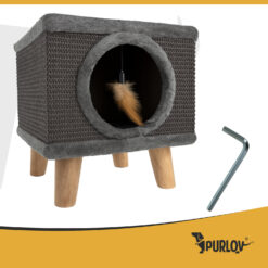 Cat house with bed Purlov 26215 Soodukas.Com
