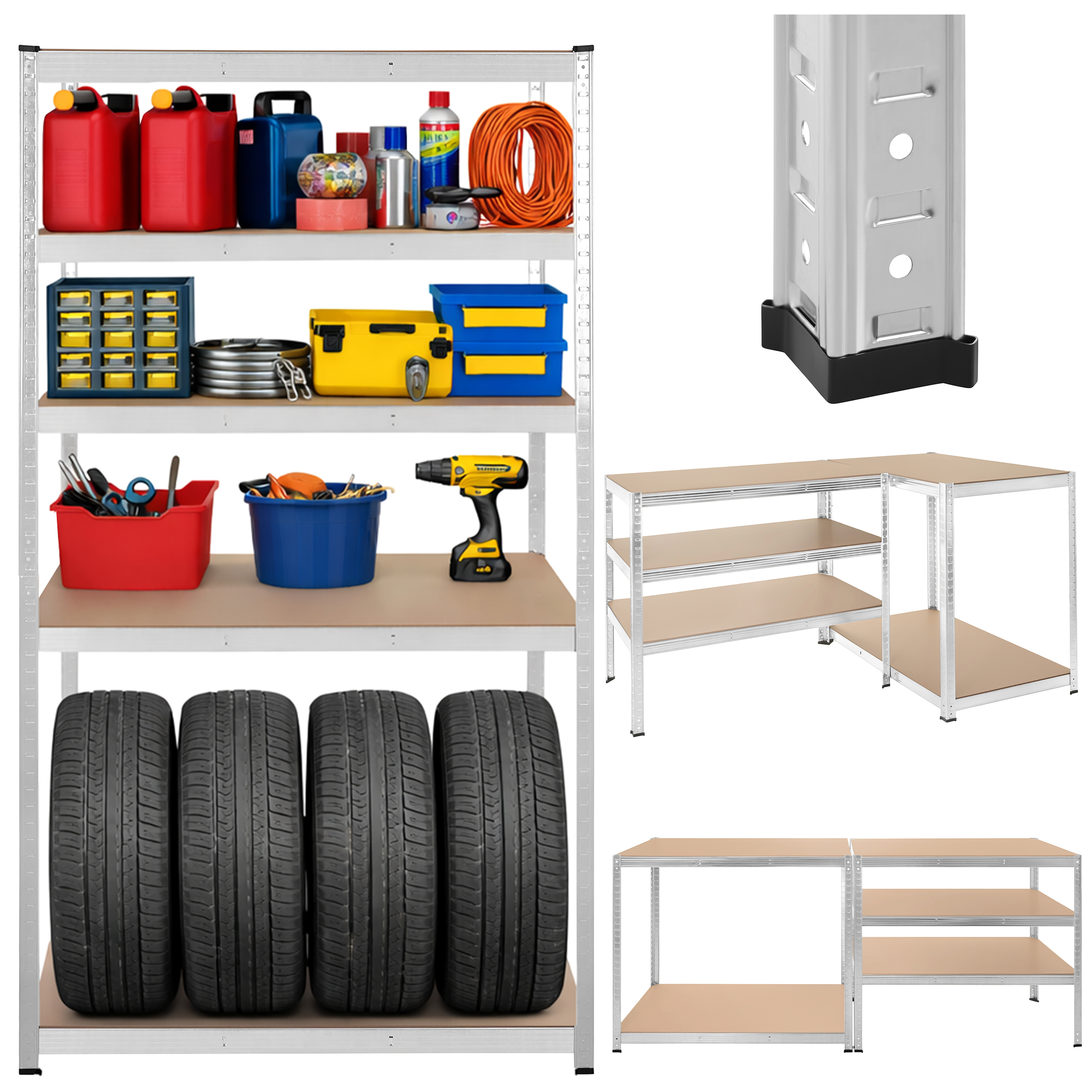 Metallist laoriiul 5 tasapinnaga 180x100x60cm – Soodukas.Com Metallist laoriiul 5 tasapinnaga 180x100x60cm