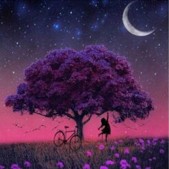 Teemanditikand / teemantmosaiik "Öine puu"