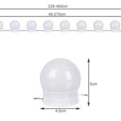 Reguleeritavad LED valgustid peeglile Soodukas.Com