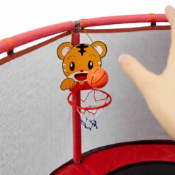 Laste batuut võrkkiige ja treeningvahenditega 155cm Soodukas.Com