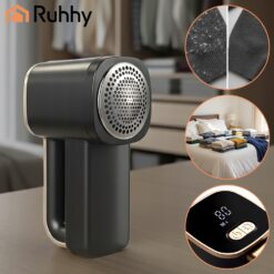 Riidepuhastaja topieemaldaja LCD-ekraani ja LED-valgusega Soodukas.Com