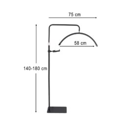 Kaarekujuline reguleeritav LED kosmeetikalamp 36W Soodukas.Com