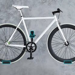 Alternative view of Rattahoidik - metallist seinakinnitus jalgrattale