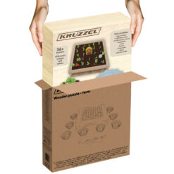 2in1 puidust motoorikamäng - köögiviljaaed + kuulimäng Soodukas.Com