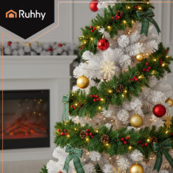 Kuusevanik käbide ja LED tuledega 270cm Soodukas.Com