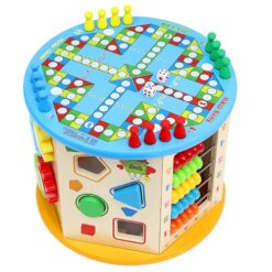 Suur puidust tegeluskeskus 8in1 Soodukas.Com