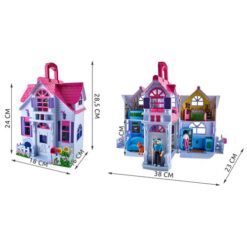 Nukumaja + mööbel ja nukud Soodukas.Com