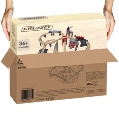 70-osaline puidust raudtee isesõitva rongiga Soodukas.Com