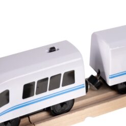 Puidust raudtee komplekt isesõitva rongiga Soodukas.Com