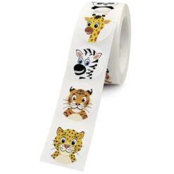 Kleepsud 500tk - loomadega kleepsurull Soodukas.Com