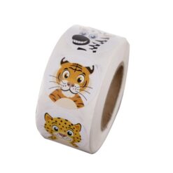 Kleepsud 500tk - loomadega kleepsurull Soodukas.Com